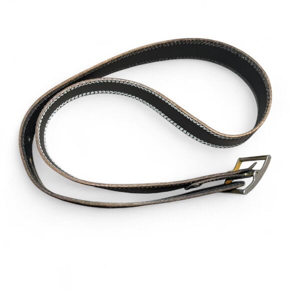 Wrangler Men’s Black Genuine Leather Belt Size 42 | 48” Length | 1.5” Width | Si - Picture 8 of 8